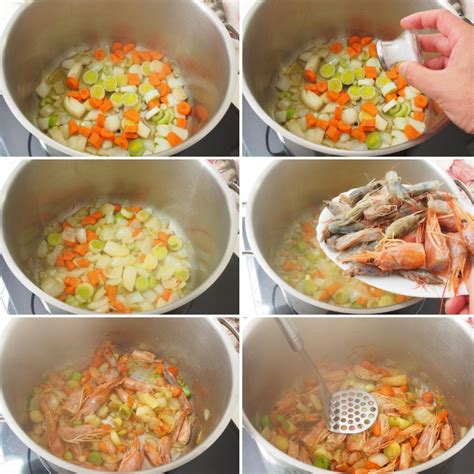 Esquema comparativo entre fumet y caldo de pescado tradicional