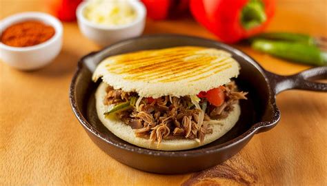 Variedad de arepas colombianas