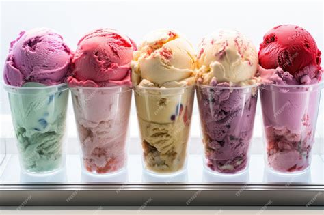 Variedad de cafés helados en diferentes vasos