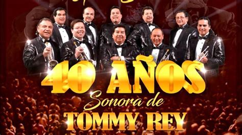 Imagen promocional de un concierto de La Sonora de Tommy Rey en los años 90