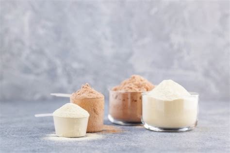 infografía comparativa de aminogramas de diferentes proteínas en polvo