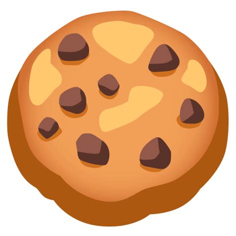 Icono de emoji de galleta en estilo decorativo de dibujos animados