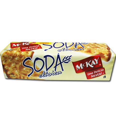 Empaque de Galletas McKay Soda o imagen de galletas soda