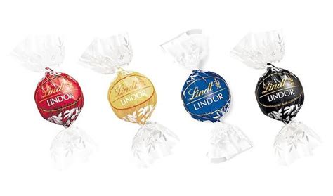 Imagen de los diferentes bombones Lindor.