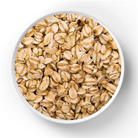 Primer plano de avena en hojuelas y un mix de semillas variadas