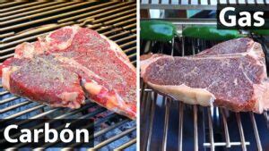 Comparativa visual entre una parrilla de carbón y una parrilla de gas