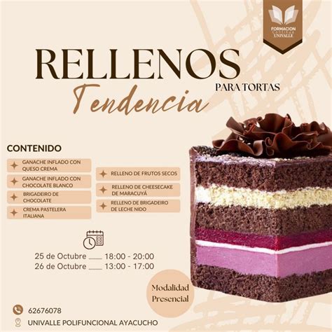 Infografía con las diferentes opciones de relleno para bollos.