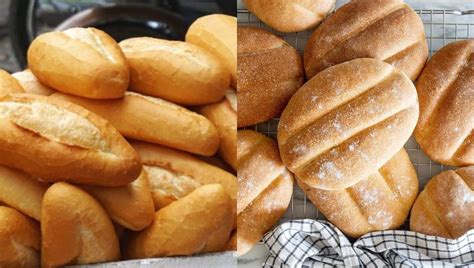 Comparativa visual de diferentes tipos de pan para tortas: bolillo y telera