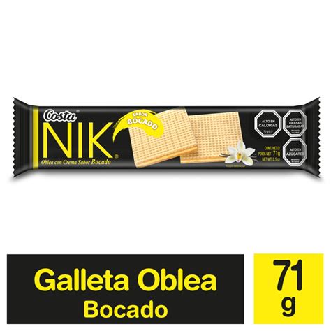 Foto de Galletas Oblea Nik Bocado Costa en su empaque original