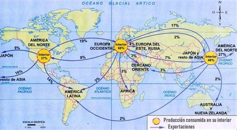 Mapa mundial mostrando los mercados de exportación de Super Salmon Melinka