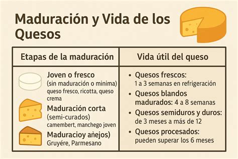 Infografía comparativa mostrando la diferencia nutricional entre queso fresco y quesos madurados