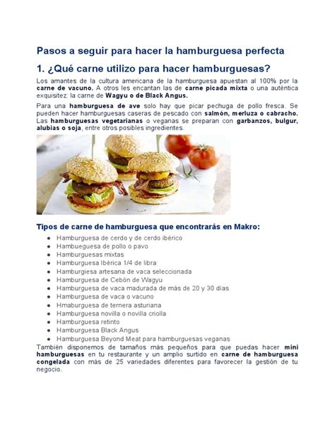 Diagrama de montaje de una hamburguesa, mostrando el orden correcto de los ingredientes para la estabilidad.