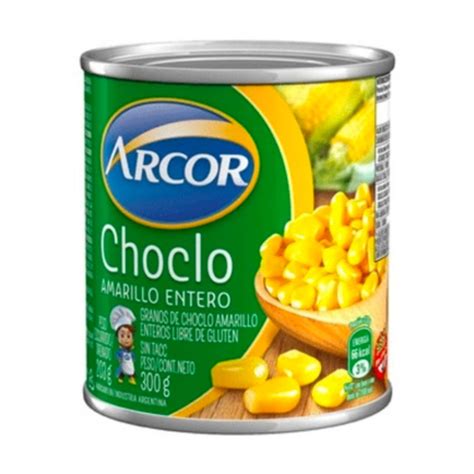 Lata de choclo en conserva