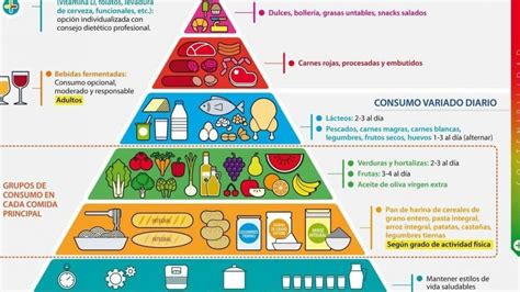 Infografía que ilustra los componentes de una dieta saludable versus los hábitos comunes en universitarios (comida rápida, exceso de bebidas azucaradas, falta de vegetales).