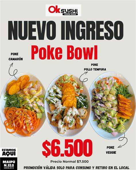 Fachada del restaurante Sushi Ok en Maipú
