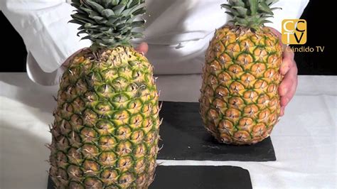 esquema visual comparativo: piña madura vs. piña inmadura