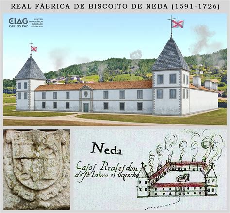 Fotografía de las Reales Fábricas de Bizcocho de Neda