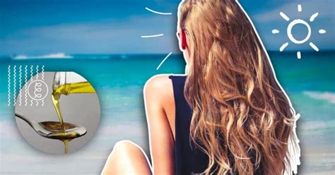 Foto comparativa de cabello dañado por el sol y cabello saludable