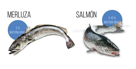 Infografía comparativa de diferentes pescados blancos y azules para freír, destacando sus texturas y perfiles de sabor.