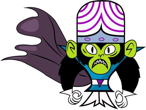 Ilustración de Mojo Jojo con su característico cerebro expuesto.