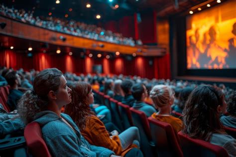 Interior de un cine Multicine, con personas disfrutando de una película.