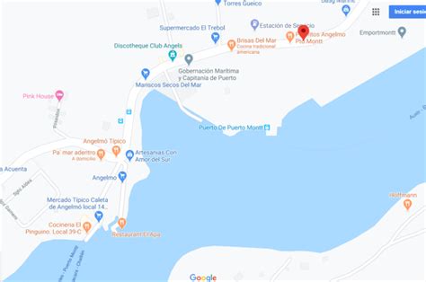 Mapa de la ubicación de Angelmó en Puerto Montt