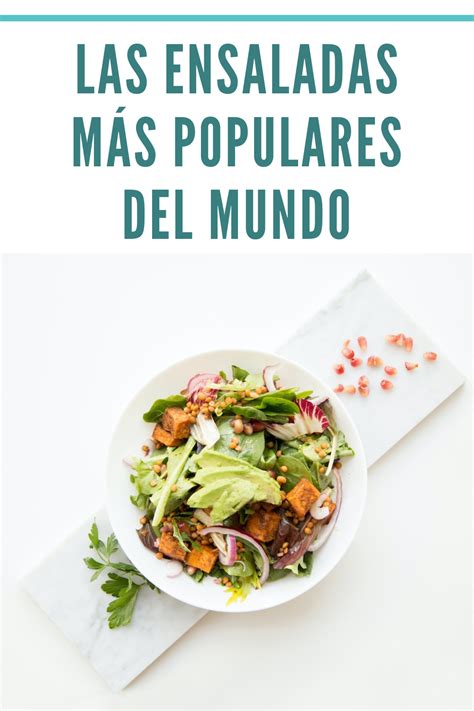 Collage de imágenes de diversas ensaladas del mundo