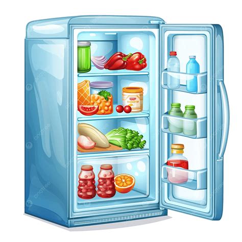 Ilustración de un refrigerador de carnicería vintage, similar al que usó Tobar al inicio.