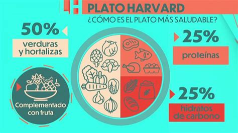 Infografía comparativa: Platos basados en el método de Harvard adaptado a la alimentación vegetariana.