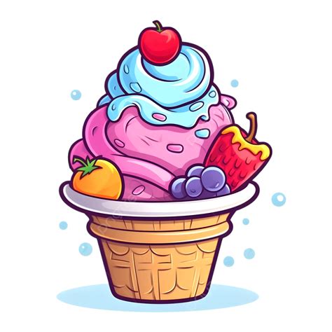 Ilustración de un ladrón de helados o un 