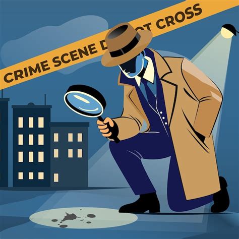 Ilustración de un detective en un bar o una escena que represente un ambiente tenso y urbano