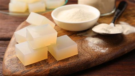 Esquema de la preparación del agar agar con leche vegetal y maicena
