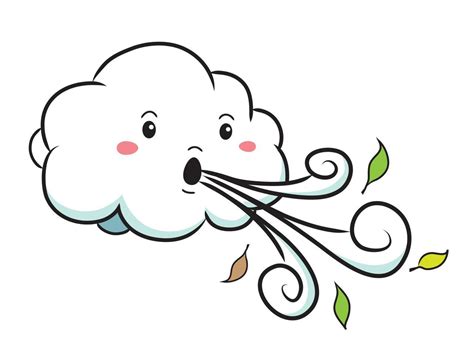 Representación de la metáfora de una nube que se desvanece en el viento