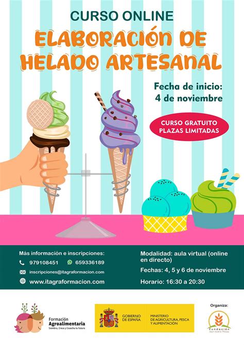 Esquema paso a paso de la elaboración del helado artesanal