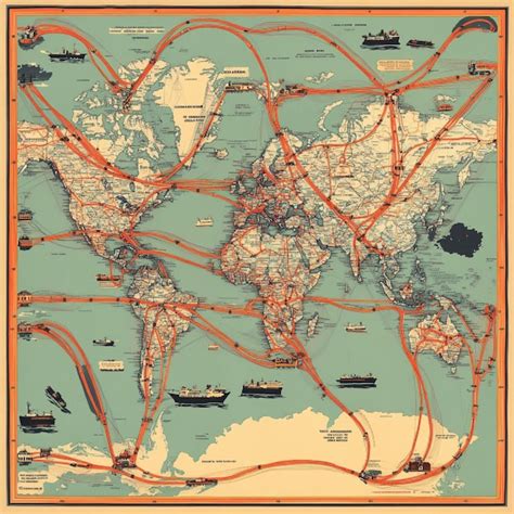Mapa mundial destacando las principales rutas de exportación de salmón chileno a China y Norteamérica.