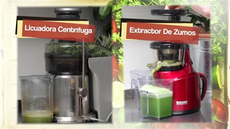 Infografía comparativa: Diferencias entre zumo (extractor) y batido (licuadora/fibra preservada).