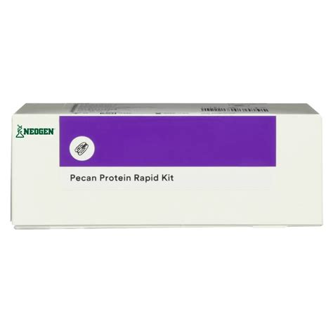 Foto de los componentes del kit Neogen® Pecan Protein Rapid