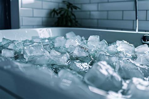 advertencia de seguridad sobre baños de hielo para personas con afecciones médicas