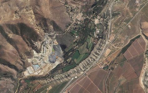 Mapa de ubicación de la Mina La Cocinera y la Planta Panulcillo en la Región de Coquimbo, Chile