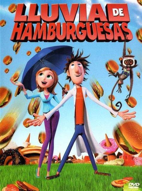 Póster oficial de la película Lluvia de Hamburguesas
