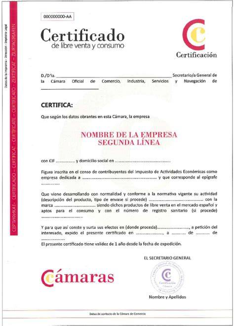 Proceso de solicitud de certificado de libre venta en línea.