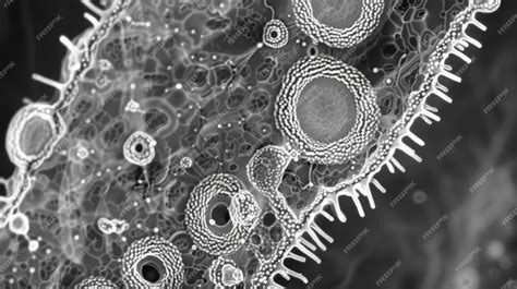 Micrografía electrónica de bacterias con cápsula, mostrando la capa externa.