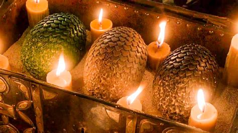 Imagen de los huevos de dragón en la mazmorra del Rey Helado