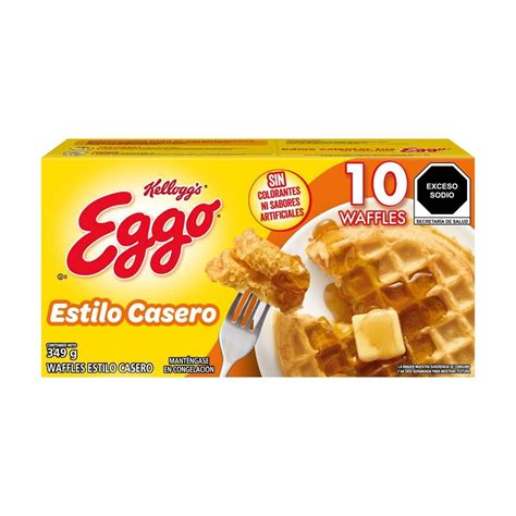 Waffles congelados para conservación