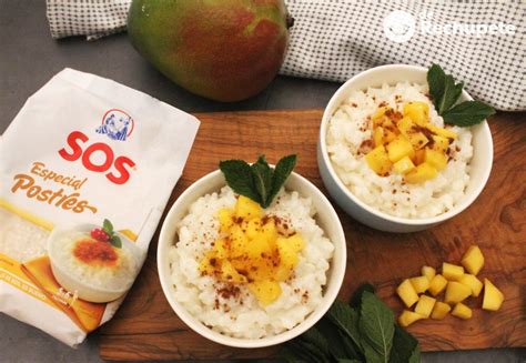 Quequitos de mango, leche de coco y harina de arroz en La Vitamínica