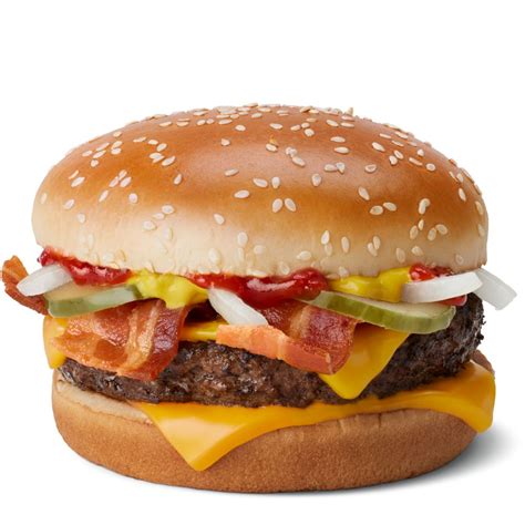 Fotografía histórica o ilustración del concepto original de la hamburguesa Quarter Pounder en sus inicios.