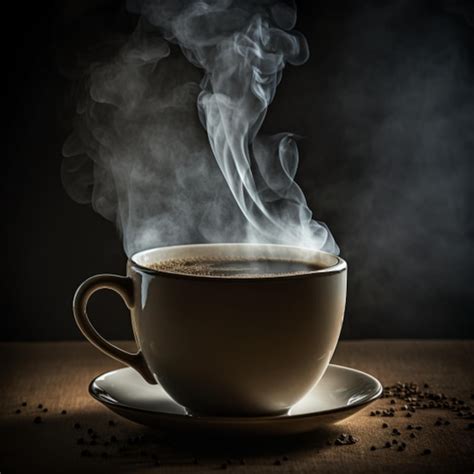 Imagen de una taza de café caliente acompañada de cápsulas de crema sabor avellana para servir