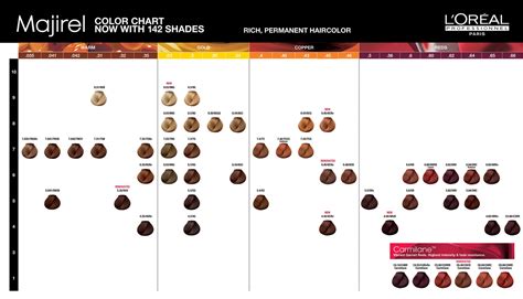 Infografía comparativa de las diferentes gamas de tintes chocolate de L'Oréal (Majirel vs. Inoa)
