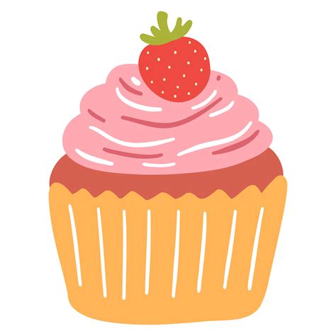 Ilustración comparativa de un cupcake tradicional y una magdalena casera