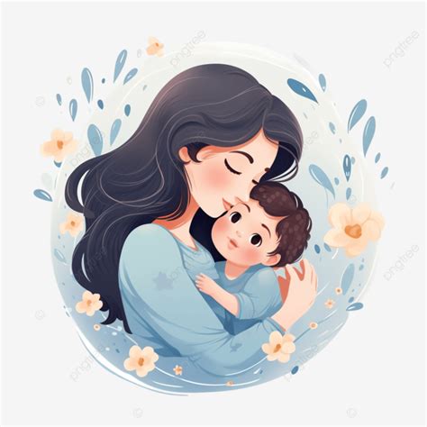 Representación artística del vínculo inquebrantable entre una madre y su hijo, simbolizando amor y protección.